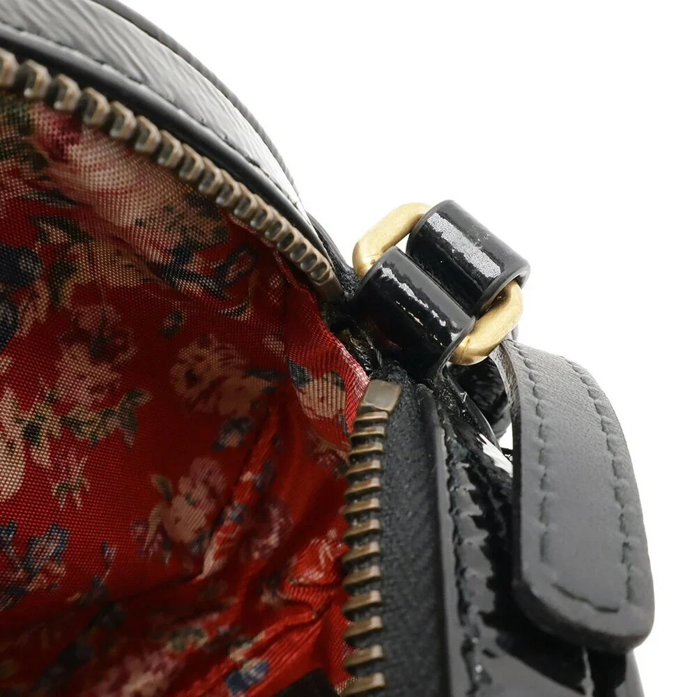 GUCCI Black Leather Pochette Shoulder Bag - Picture 9 of 10
